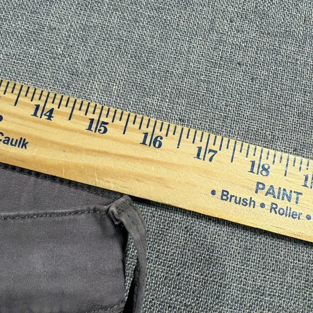 Lucky Brand 121 Slim Straight Pants Mens 31x30 Gray Stretch Chino 5-Pocket